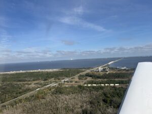 View towards Cape Canaveral