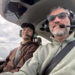 Flying with Son
